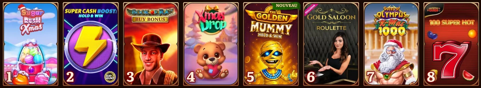 Slots et machines à sous